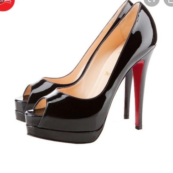 Christian Louboutin Altadama 140 black heels - Picture 1 of 9